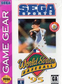 World Series Baseball 95 Sega Game Gear  box art